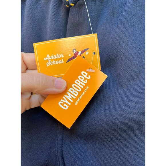 Gymboree NWT Navy Blue Jogger Pants Child's 12 Aviator School - Picture 5 of 5